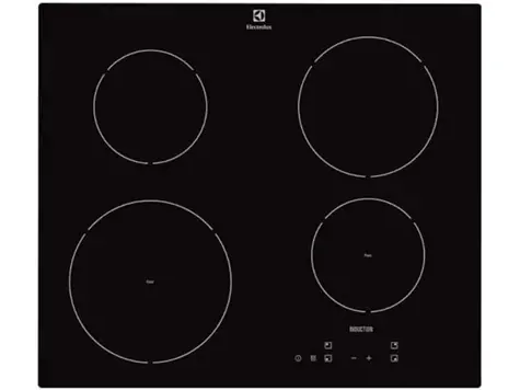 Electrolux KTI 6430: Vitrocerámica inducción negra 60 cm.