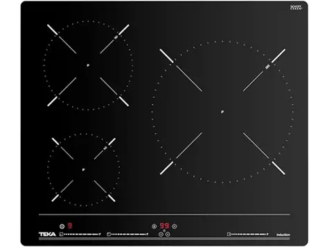Placa Inducción Teka IBC 63010 MSS - Fácil Instalación, Touch Control, 3 Fuegos - Negro