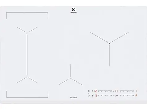 Electrolux EIV83443BW - Placa de inducción integrada, vidrio y cerámica