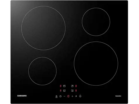 Estufa Inducción Samsung NZ64M3NM1BB - 4 chimeneas - 4 amplif.