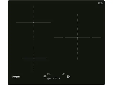 Whirlpool - Placa de inducción WS Q9160 NE: 3 quemadores, vitrocerámica