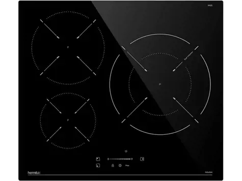 Placa de inducción 3 fuegos Hermitlux 60cm - 7400W