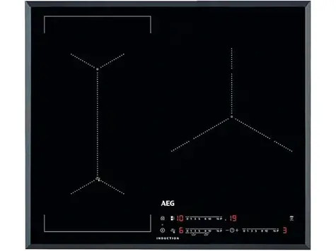 AEG IAE6344SFB Placa Inducción, Biselada, 3 Zonas