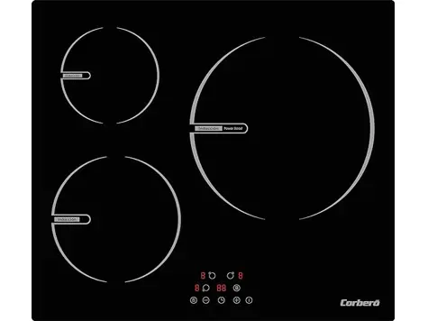 Placa de Inducción Corbero CCIBR7203 60cm 6200W Touch Control Booster Bloqueo Niños