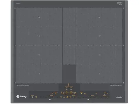 Placa inducción Balay 3EB960AV, 2 zonas, Control Táctil, ancho 60 cm, sin marco.