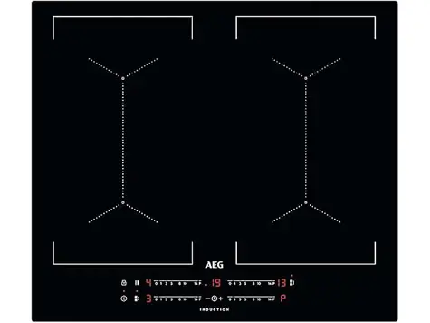 Placa inducción AEG Serie 6000 MultipleBridge: 4 fuegos, antiarañazos, AutoMax, 60cm, negro.