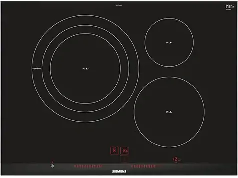 Placa inducción Siemens EH775LDC1E: iQ300, 70cm, fryingSensor, 3 zonas.