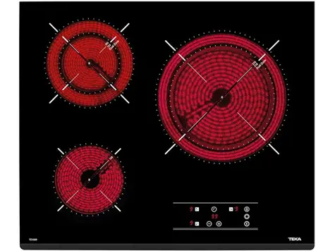 Teka TT PRO 6320 - Vitrocerámica 3F 60cm, Touch Control, Cronómetro, Negro