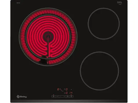 Placa Vitrocerámica Balay 3EB715LR: 2 Zonas, 5.700W, Control Táctil