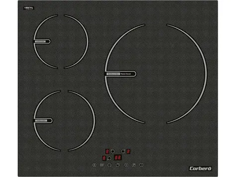 Encimera Inducción Corberó CCIG9322: 3 Zonas, 6000W, Touch Control, Temporizador 99 min, Seguridad