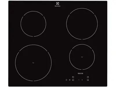 Electrolux KTI 6430: Vitrocerámica inducción negra 60 cm.