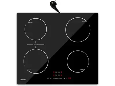 GIONIEN Placa de inducción 60cm, 4 cocinas, 2800W