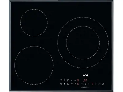 AEG ILB63306FB Placa inducción 3 zonas XL 32cm, Función Pausa, Temporizador, Negro