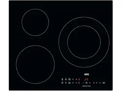 AEG IKB63301CB Placa Inducción 3 Zonas Serie 3000 60 cm.