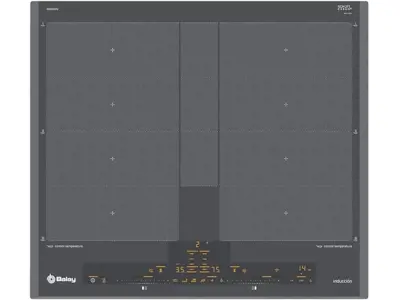 Placa inducción Balay 3EB960AV, 2 zonas, Control Táctil, ancho 60 cm, sin marco.