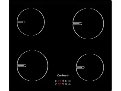 Placa Inducción Corberó CCIBR6004: 4 zonas, 6000 W, Control Touch