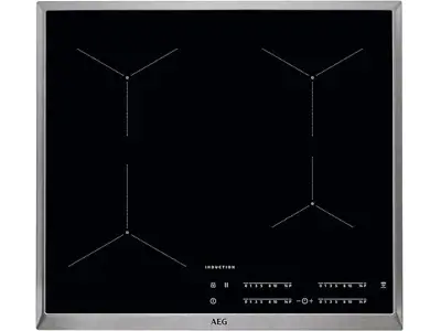 AEG IKB64431XB - Placa de cocina inducción, pantalla táctil, reconocimiento ollas, función Hob²Hood