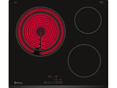 Balay 3EB715LR - Placa Vitrocerámica, 60cm, 2 Zonas, Silenciosa y Eficiente